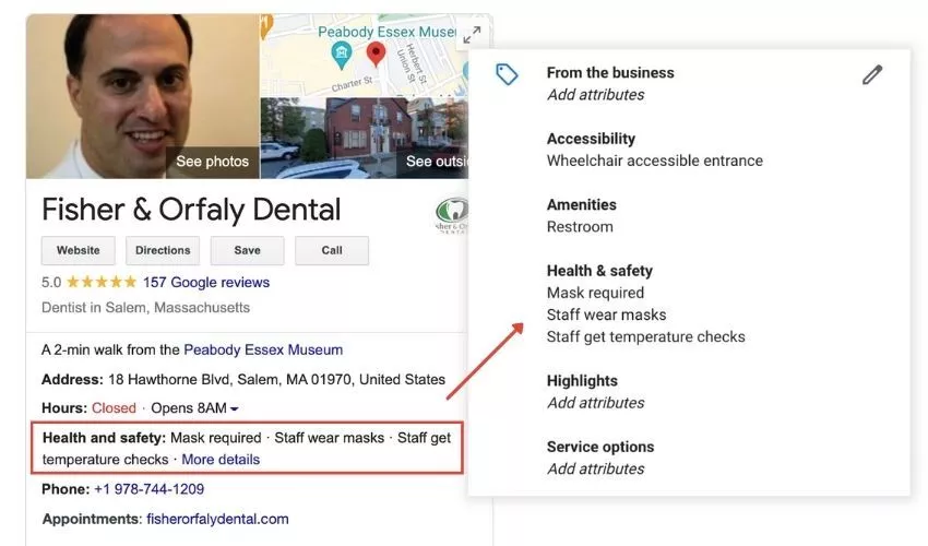 Adding Business Attributes in your Google My Business Listing