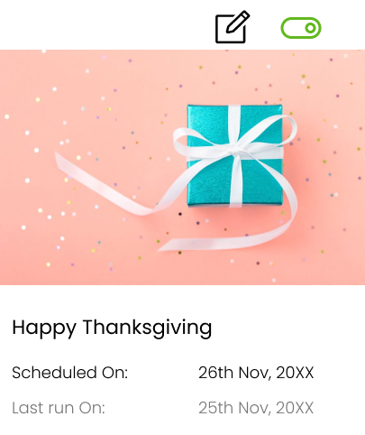 happy thanksgiving campaign