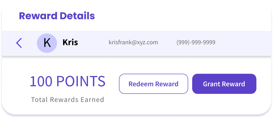 loyalty points rewards detail